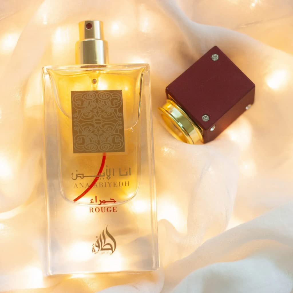 Lattafa Ana Abiyedh Rouge for Unisex Eau de Parfum Spray 2.0 oz