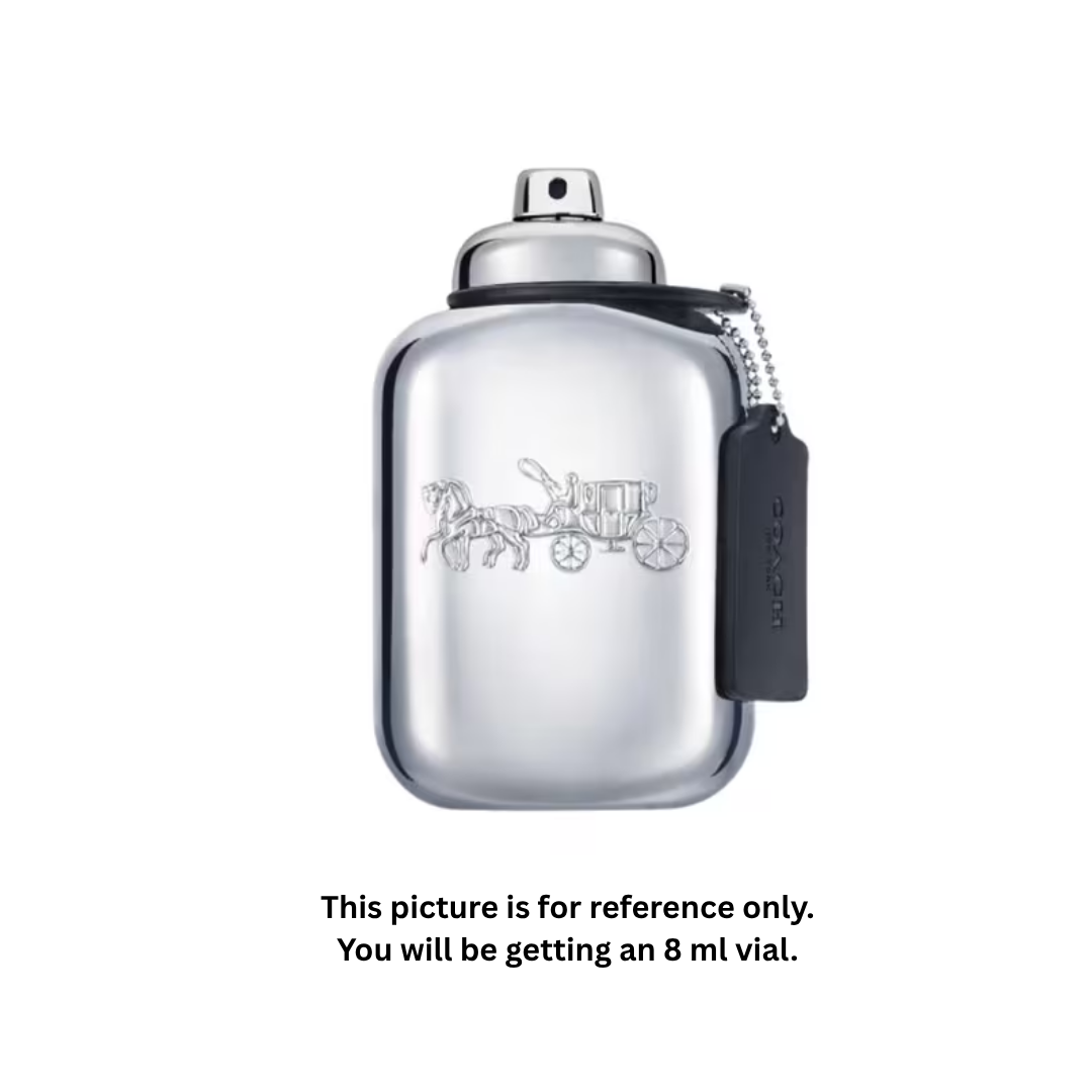 Coach Platinum Eau de Parfum Men 8ml / 0.27oz – 100% Original Authentic Decanted Perfume Spray
