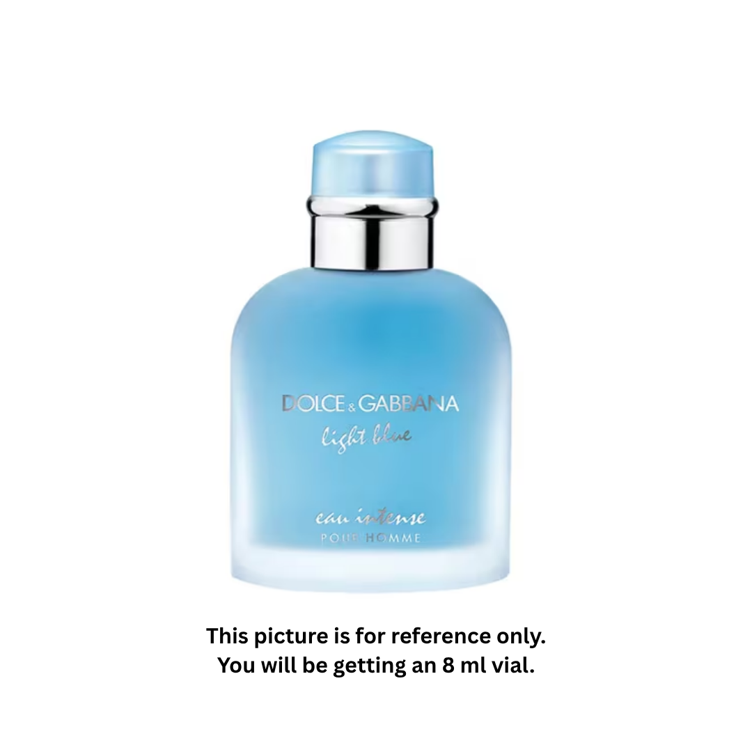 Dolce & Gabbana (D&G) Women Light Blue Intense Eau de Parfum 8ml / 0.27oz – 100% Original Authentic Decanted Perfume Spray