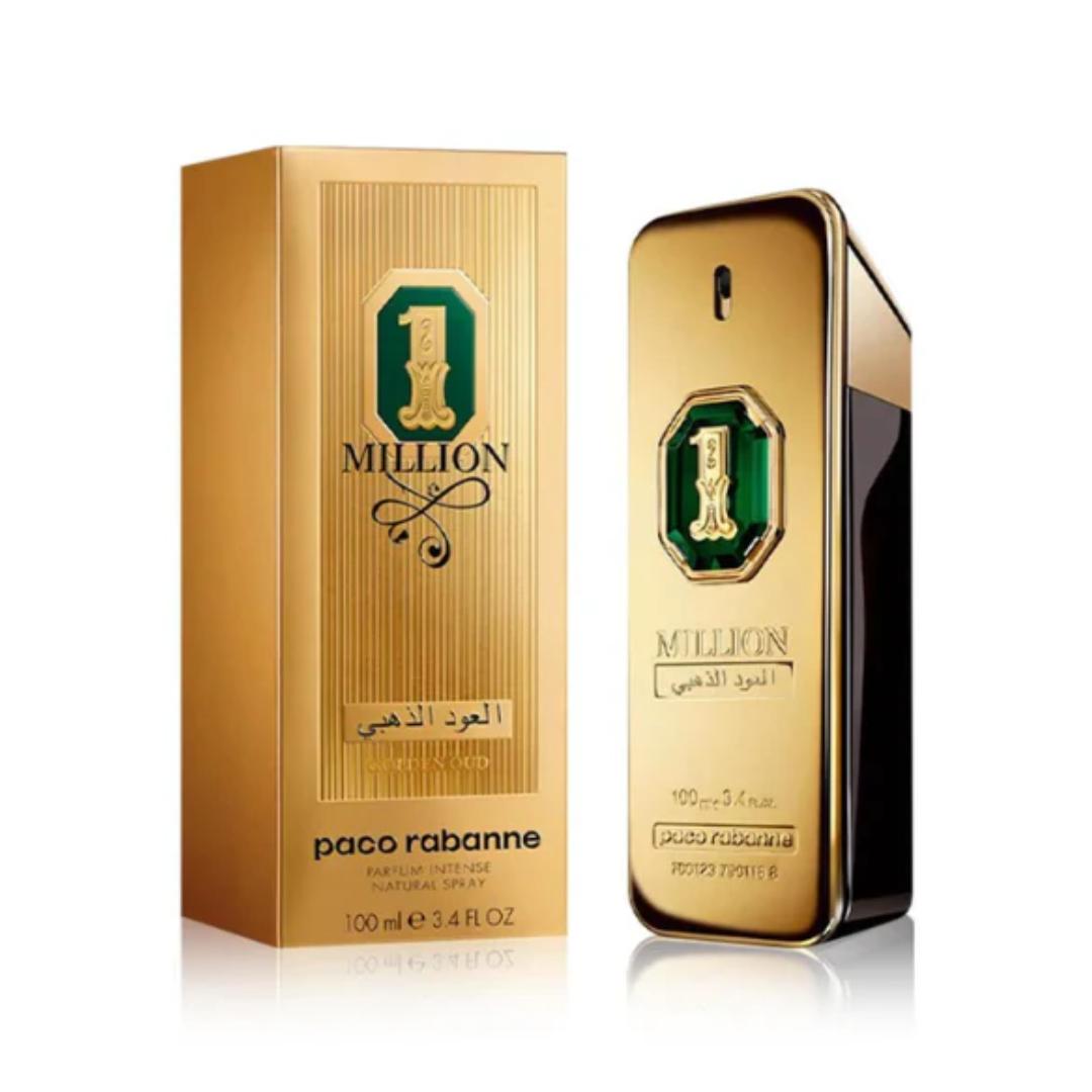 Paco Rabanne One Million Golden Oud Parfum Intense 3.4 oz