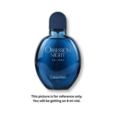 Calvin Klein Obsession Night for Men Eau de Toilette 8ml / 0.27oz – 100% Original Authentic Decanted Perfume Spray