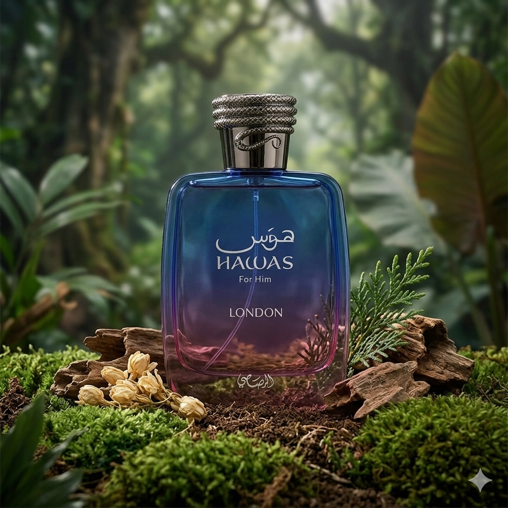 Rasasi Hawas London Eau de Parfum for Men 3.4 oz / 100ml