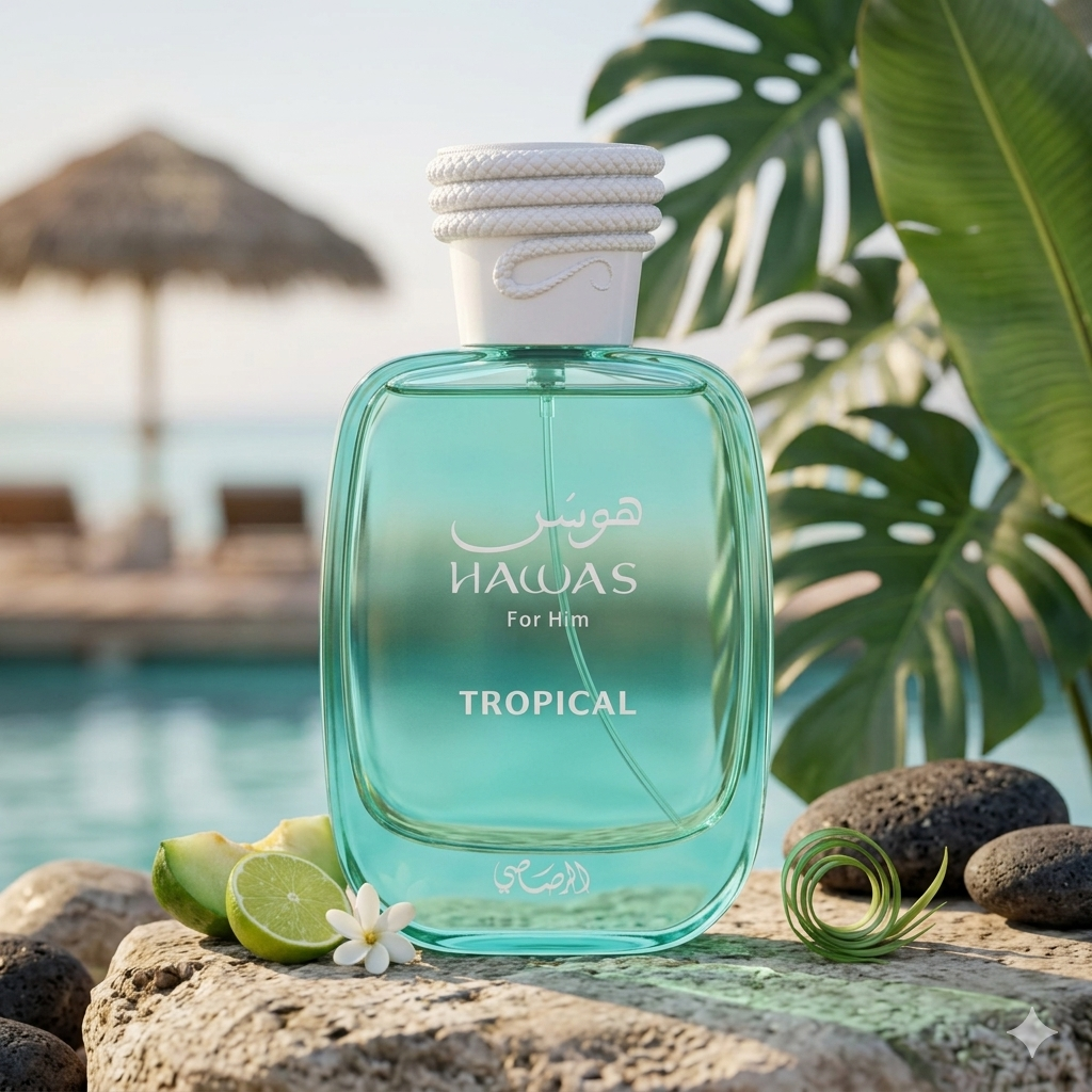 Rasasi Hawas Tropical Eau de Parfum for Men 3.4 oz
