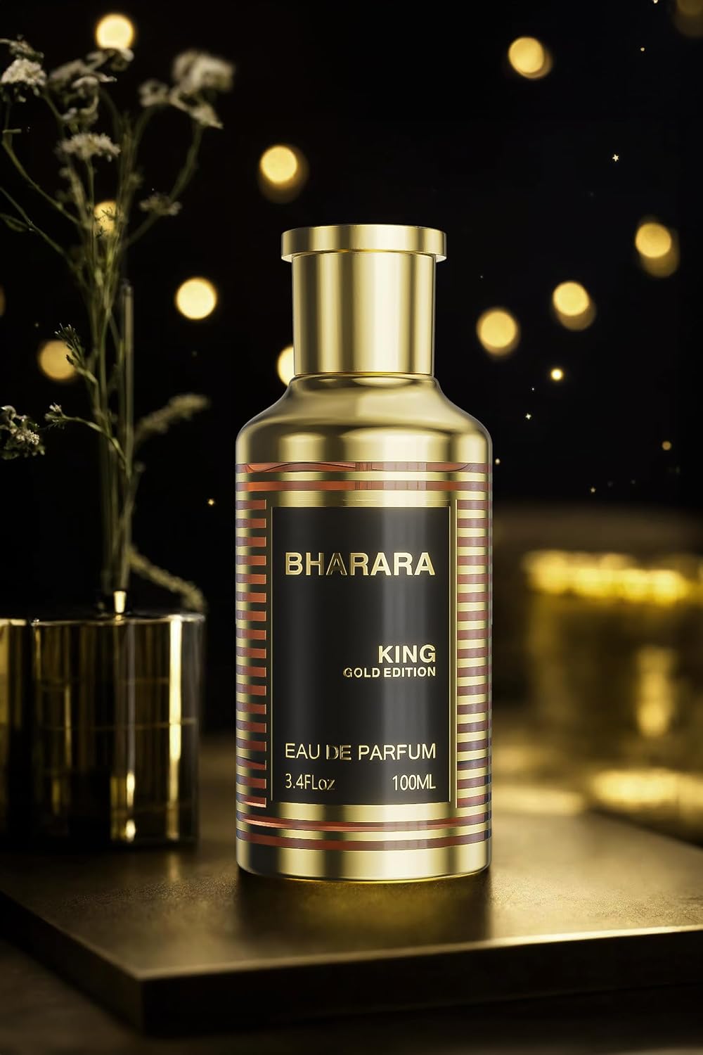 Bharara King Gold Edition Eau De Parfum Spray for Men 3.4 oz
