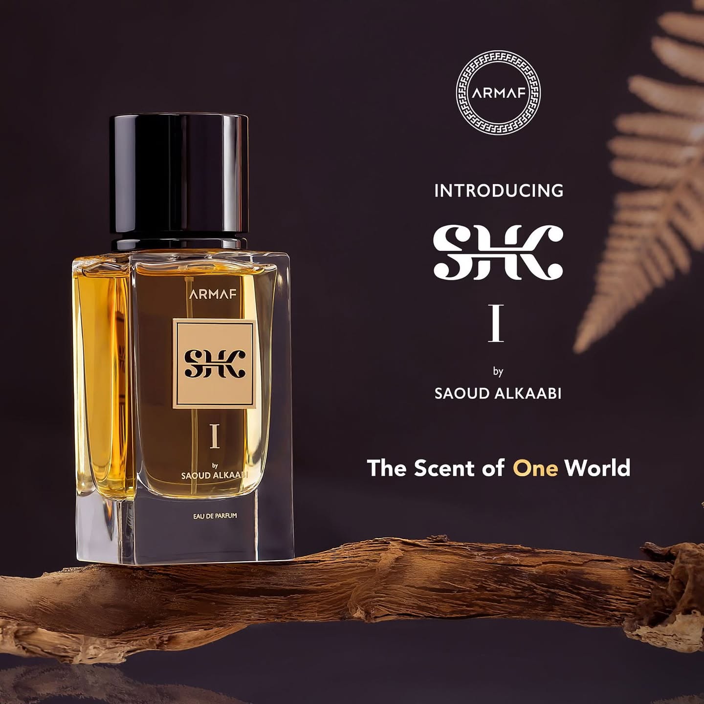 Armaf SHK I by Saoud Alkaabi Eau de Parfum Spray for Men 3.4 Oz