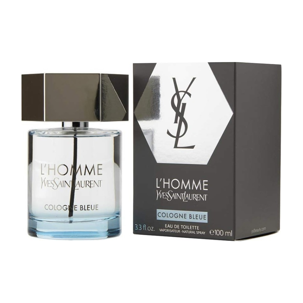 Yves Saint Laurent L’Homme Cologne Bleue Eau de Toilette for Men 3.4 oz
