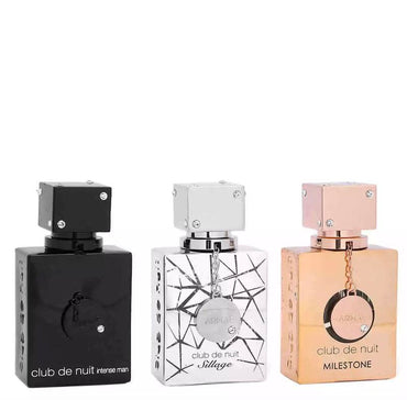 Armaf Club de Nuit Parfum Gift Set For Men (Milestone, Sillage, Intense Men)