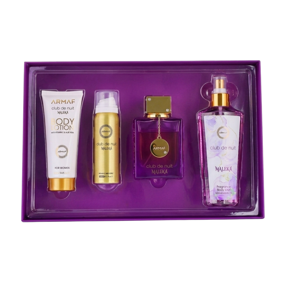 Armaf Club De Nuit Maleka Gift Set for Women | 4 Piece Luxury