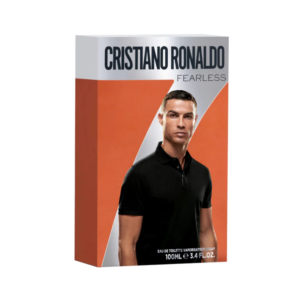 Cristiano Ronaldo CR7 Fearless Eau de Toilette for Men 3.4 oz