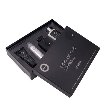 Armaf Club de Nuit Intense Men 4PC Gift Set for Men (3.6 oz EDT + 1.7 oz Perfume Body Spray + 3.4 oz Shower Gel + 8.4 oz Shampoo) Bodycare Scented Set