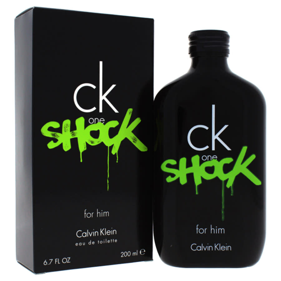 Calvin Klein CK One Shock for Men Eau de Toilette Spray – 3.3 oz / 6.7 oz