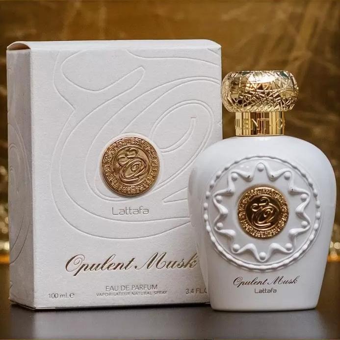 Lattafa Opulent Musk for Women Eau de Parfum Spray- 3.4 oz Fragrance