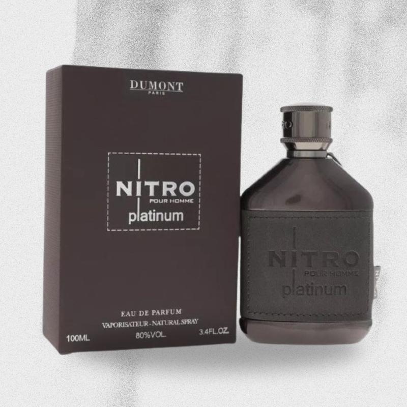 Dumont Nitro Platinum Eau de Parfum Spray for Men - 3.4 oz / 100 ml