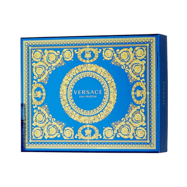 Versace Man Eau Fraiche 3 Pcs Gift Set (1.7 oz EDT, Shower Gel, Shampoo)