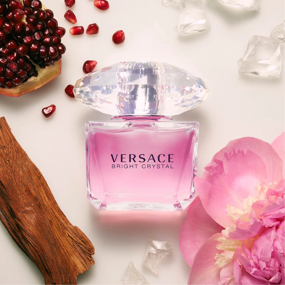 Versace Bright Crystal Gift Set for Women (1.7 Oz EDT, Shower Gel, Body Lotion)