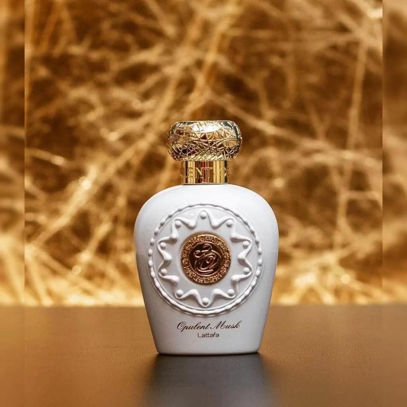 Lattafa Opulent Musk for Women Eau de Parfum Spray- 3.4 oz Fragrance
