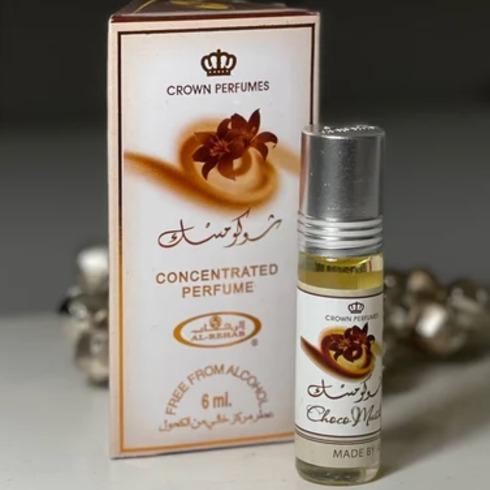Choco Musk Concentrated Perfume Oil Roll-On by Al Rehab - 0.2 oz / 6 ml Fragrance Vanilla