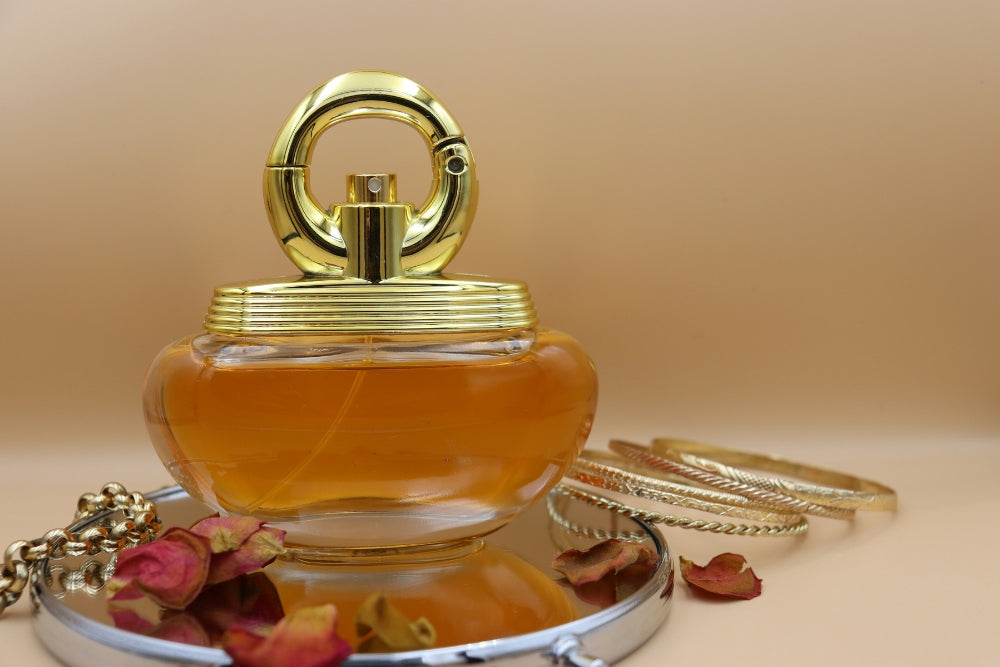 An elegant chypre perfume bottle 