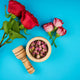 Pure Rose Attar pairs beautifully with classic red rose petals.