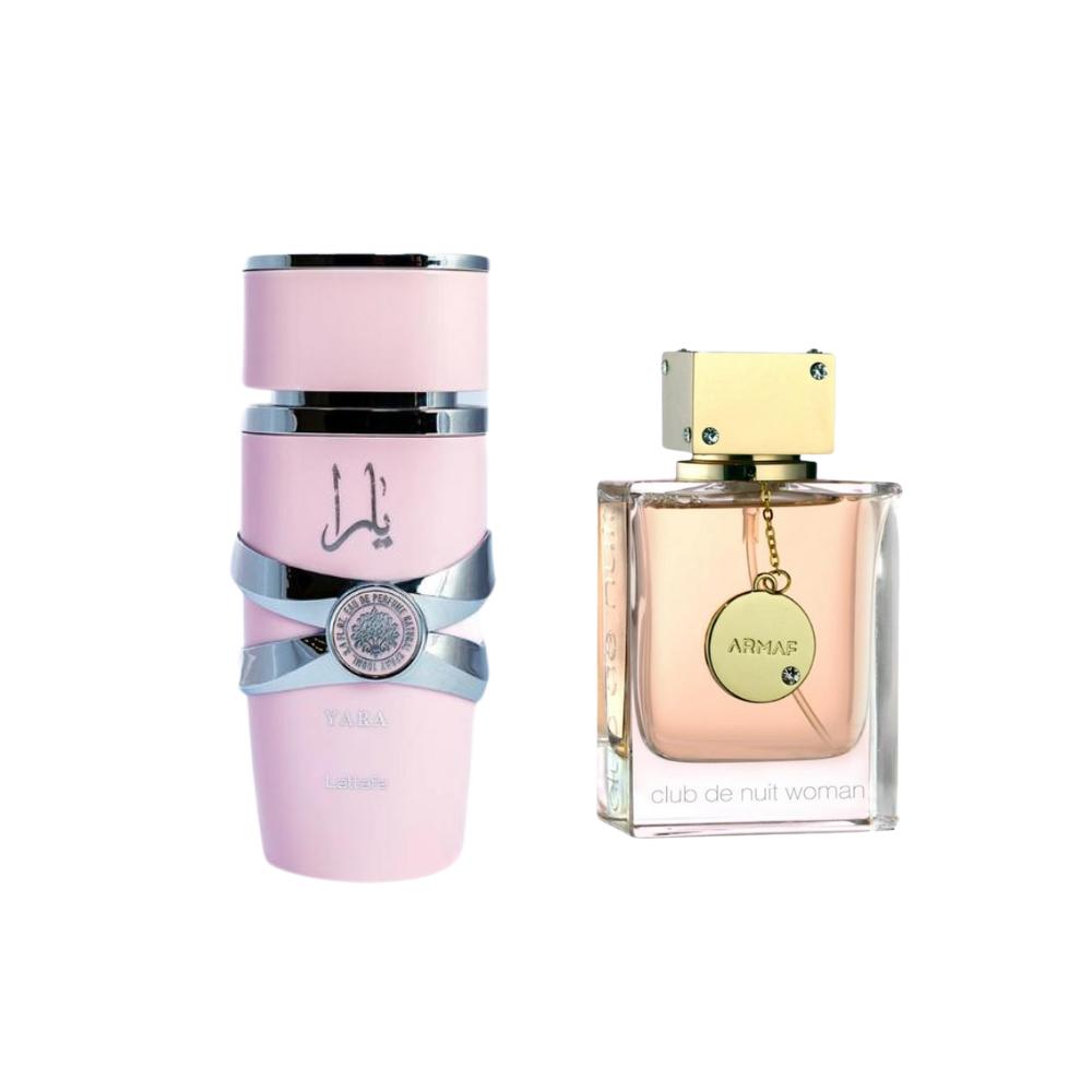Armaf CDN Eau De Parfum 3.6 oz & Lattafa Yara Eau De Parfum Spray 3.4 oz for women