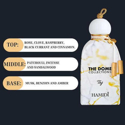 Hamidi The Dome Taj Eau De Parfum Spray for Men & Women 3.4 Oz