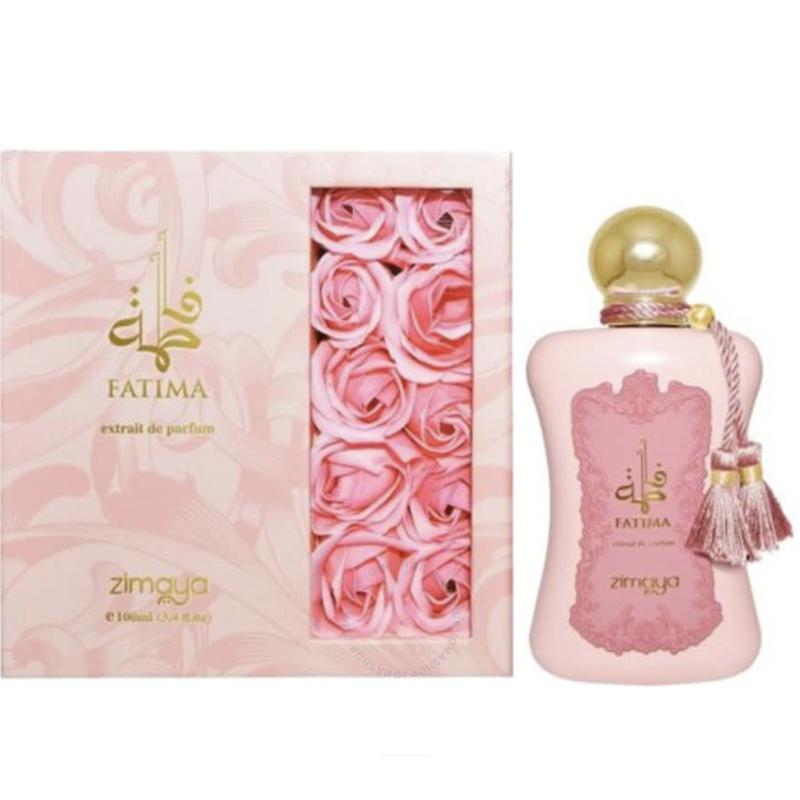 Afnan Zimaya Fatima Pink Extrait de Parfum for Women 3.4 Oz