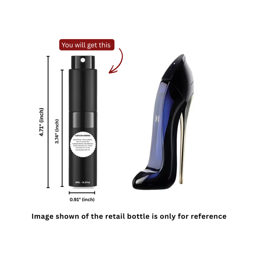 Carolina Herrera Good Girl Eau de Parfum for Women 8ml / 0.27oz – 100% Original Authentic Decanted Perfume Spray