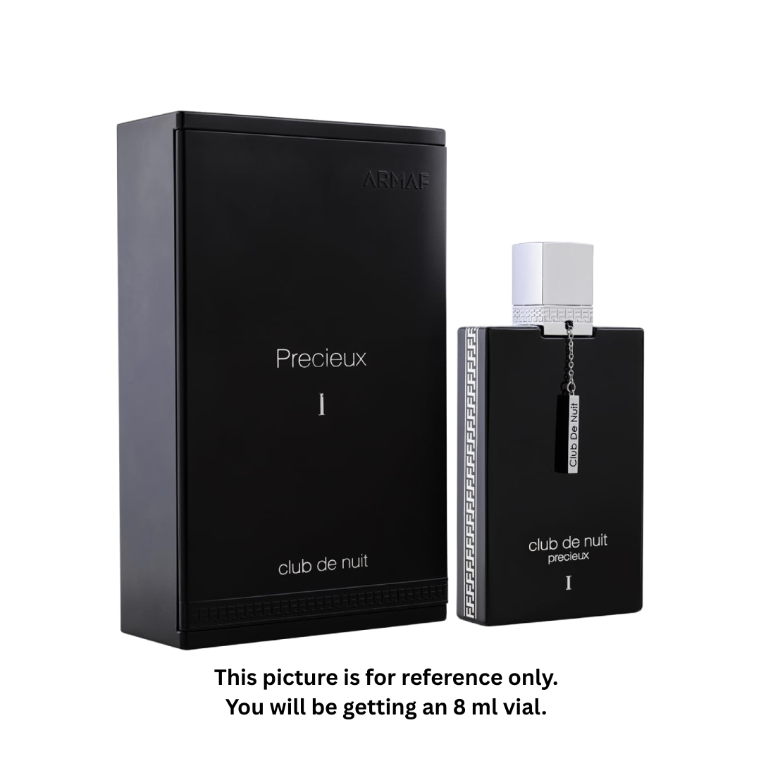 Armaf Club De Nuit Intense Précieux for Men 8ml / 0.27oz – 100% Original Authentic Decanted Perfume Spray