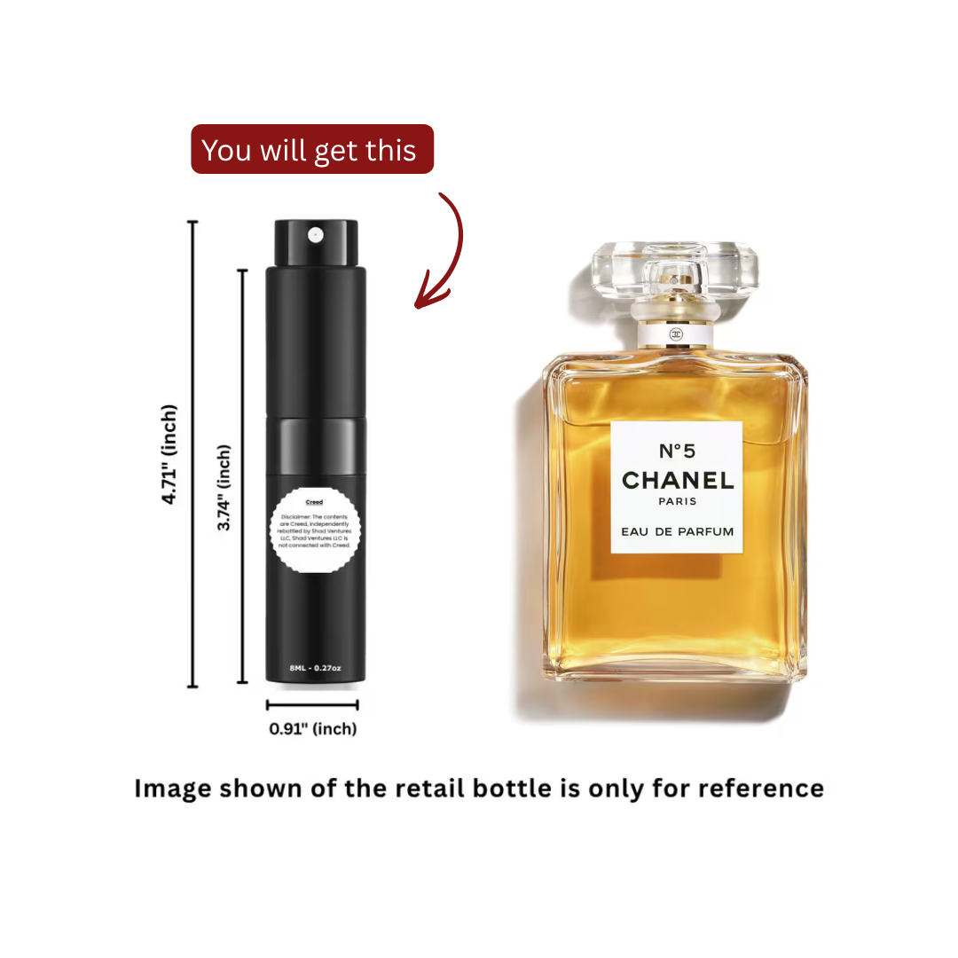 Chanel No. 5 Eau de Parfum for Women 8ml / 0.27oz – 100% Original Authentic Decanted Perfume