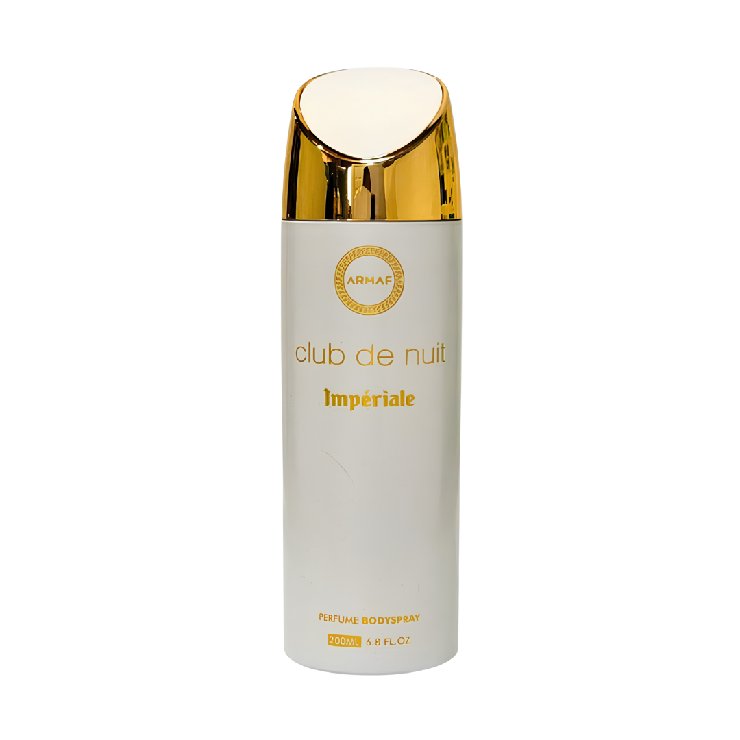 Armaf Club De Nuit White Imperiale Body Spray 6.7 oz for Women | Floral Fragrance | Bergamot Rose Vanilla Cedar