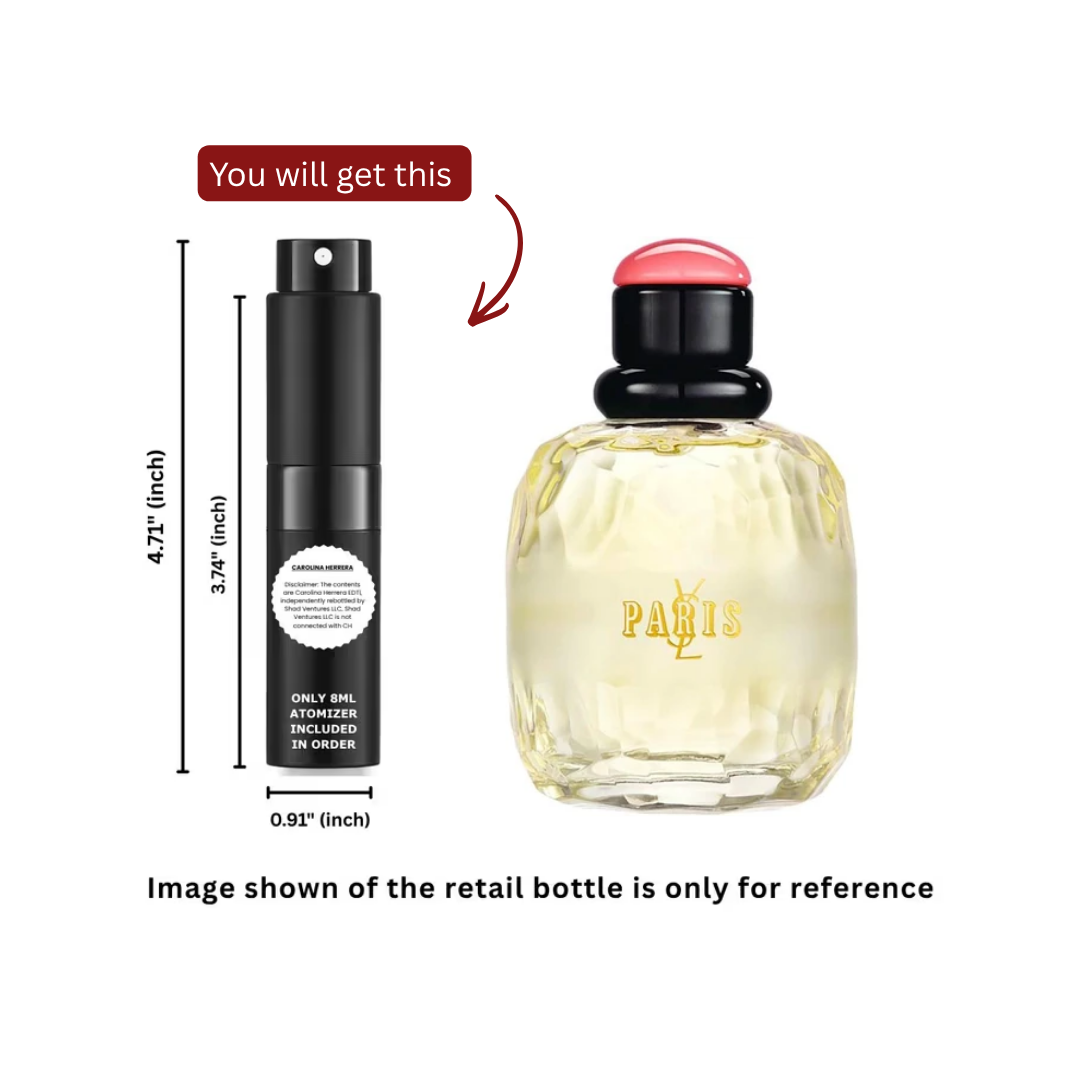 YSL Paris Eau de Toilette Women 8ml / 0.27oz | 100% Original Authentic Decanted Perfume Spray