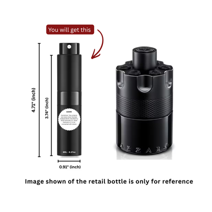Azzaro The Most Wanted Intense Eau de Parfum 8ml / 0.27oz – 100% Original Authentic Decanted Perfume Spray