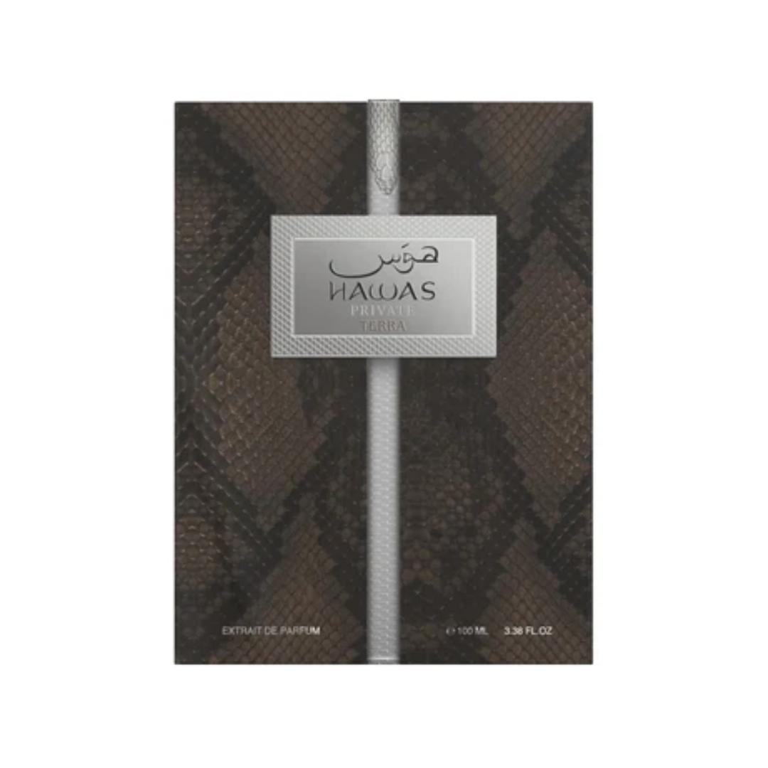 Rasasi Hawas Private Terra Extrait De Parfum 3.4 oz