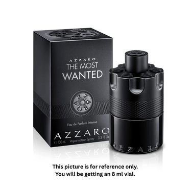 Azzaro The Most Wanted Intense Eau de Parfum 8ml / 0.27oz – 100% Original Authentic Decanted Perfume Spray