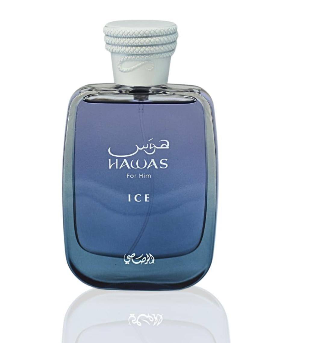 Rasasi Hawas Ice for Men Eau de Parfum Spray 3.4 Oz