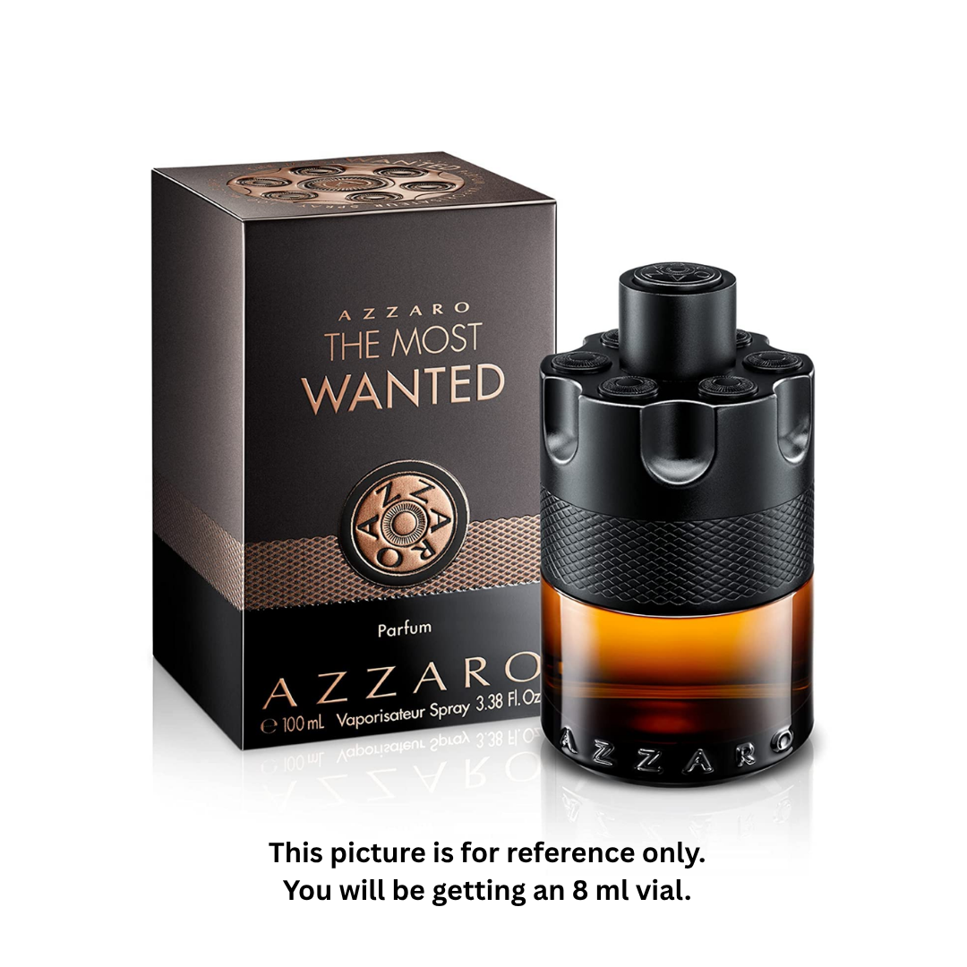 Azzaro The Most Wanted Parfum (Brown) 8ml / 0.27oz – 100% Original Authentic Decanted Perfume Spray