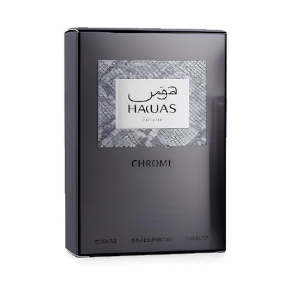 Rasasi Hawas Chrome Eau De Parfum For Men 3.4 oz