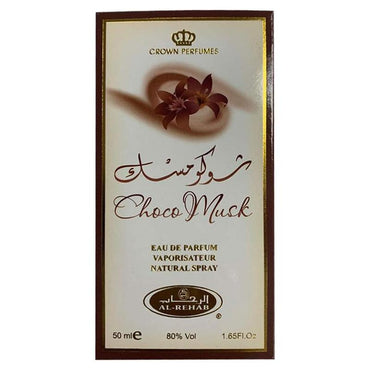 Choco Musk Eau de Parfum Spray for Women 1.7 Oz / 50 ml Perfume by Al-Rehab