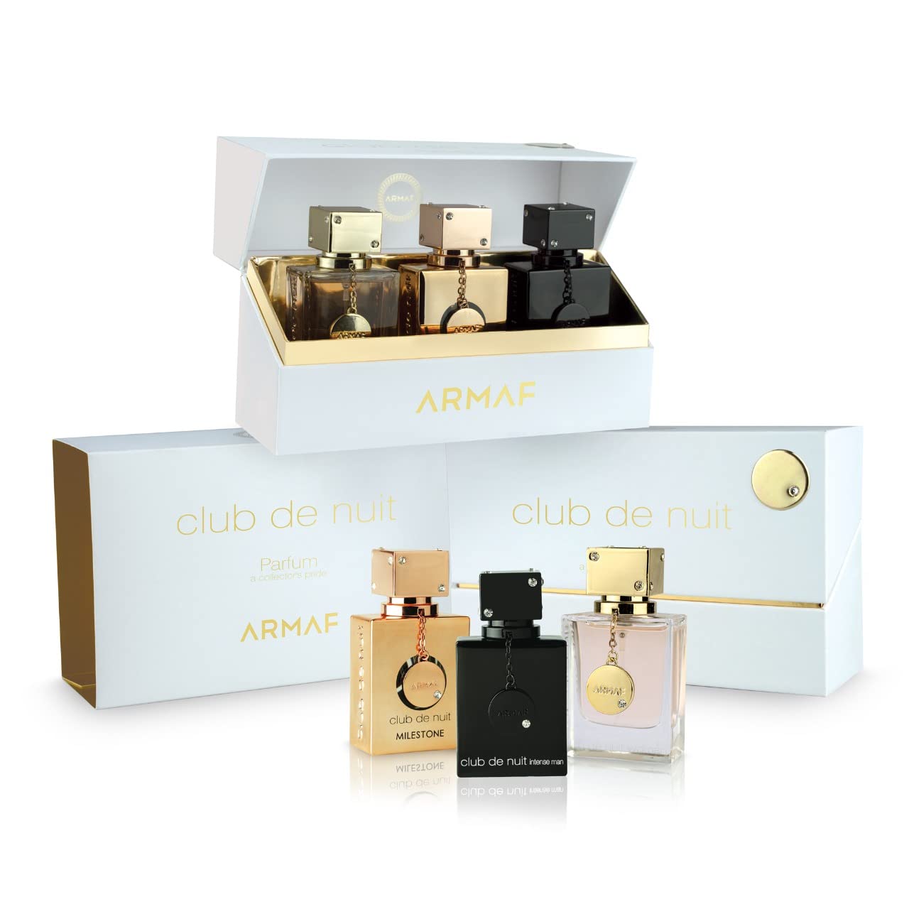 ARMAF Club De Nuit Parfum Gift Set for Women 3 Pcs (Milestone, Intense, Women)