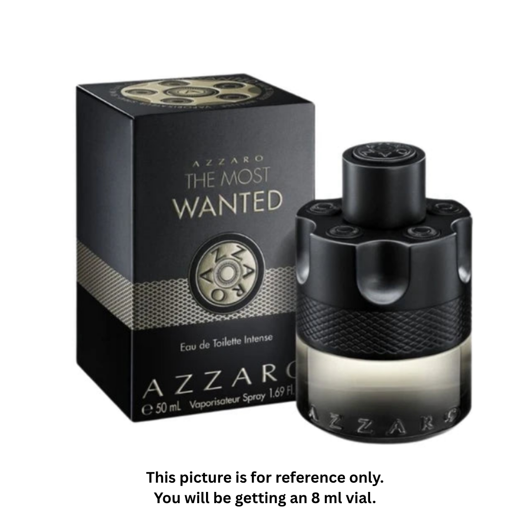 Azzaro The Most Wanted Eau de Toilette 8ml / 0.27oz – 100% Original Authentic Decanted Perfume Spray