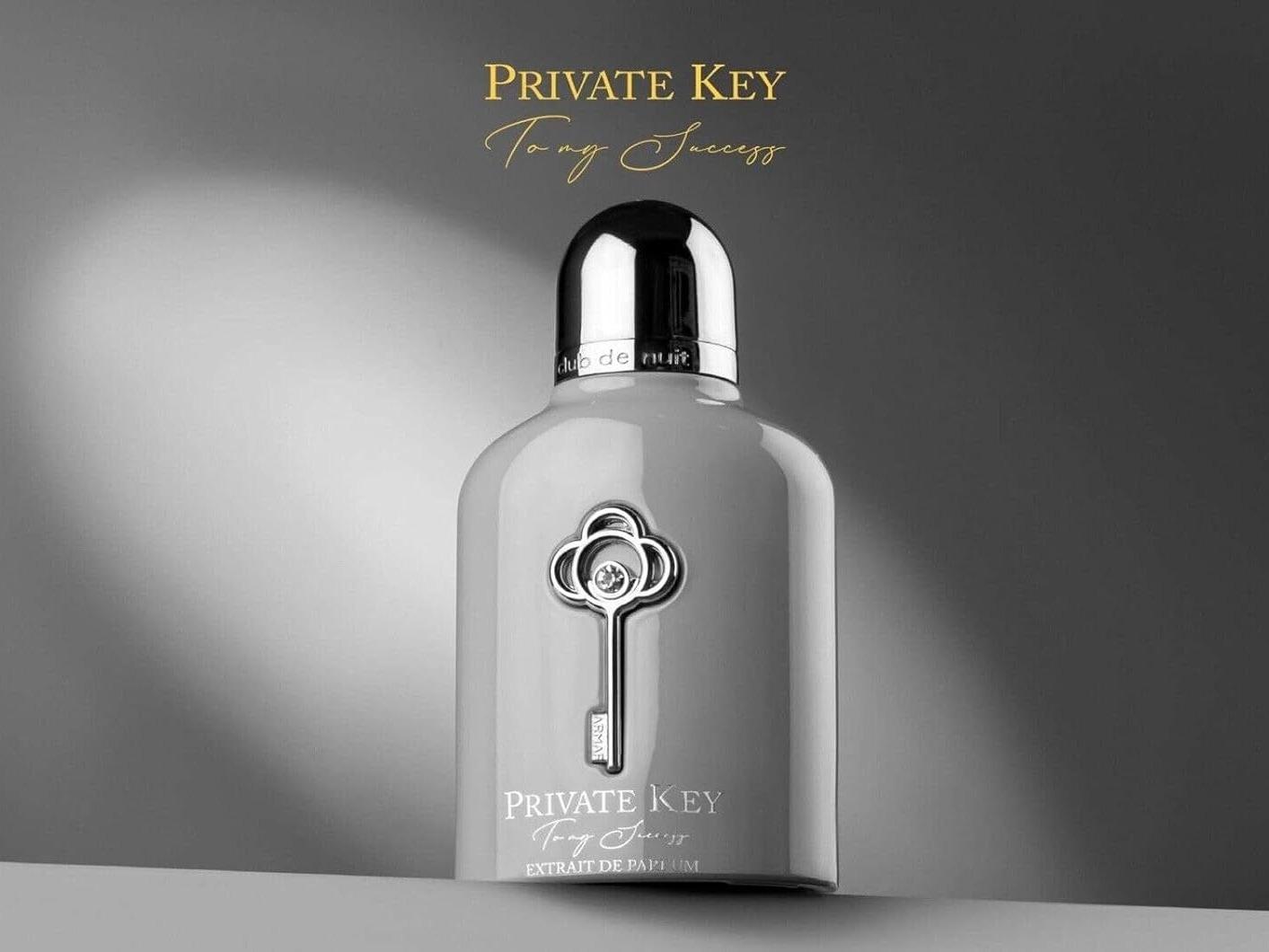 Armaf Club de Nuit Private Key to My Success Extrait De Parfum 3.4 Oz, Unisex