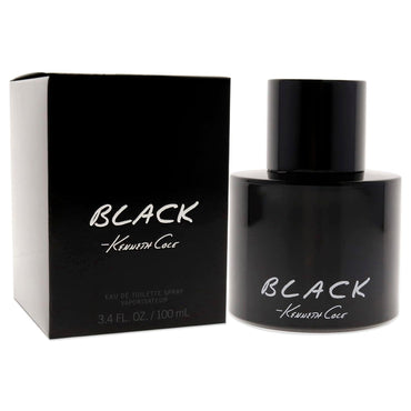 Kenneth Cole Black Eau de Toilette Spray Cologne for Men, 3.4 Oz Perfume