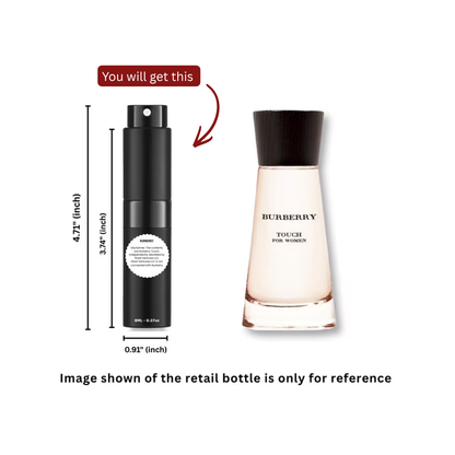 Burberry Touch for Women Eau de Parfum 8ml / 0.27oz – 100% Original Authentic Decanted Perfume Spray