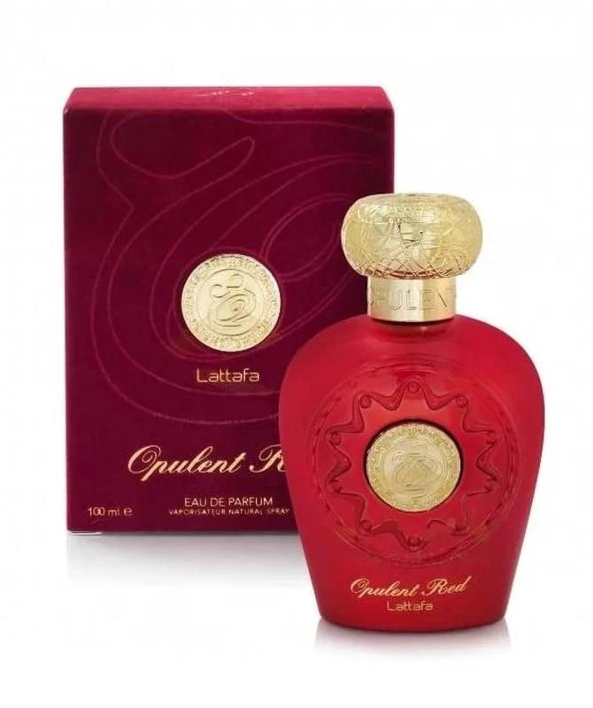 Lattafa Opulent Red Eau de Parfum Spray for Unisex - 3.4 Oz