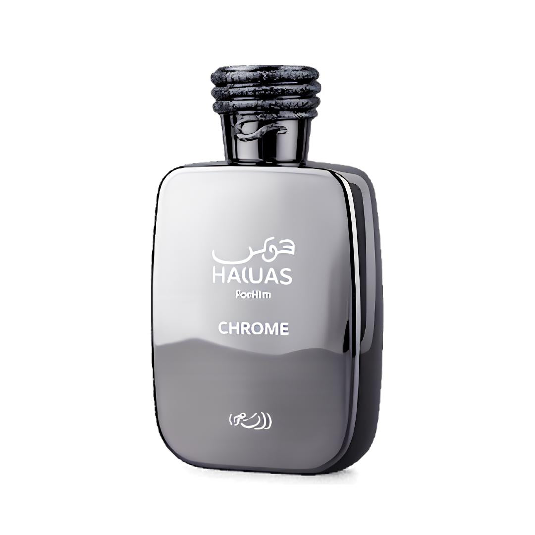 Rasasi Hawas Chrome Eau De Parfum For Men 3.4 oz