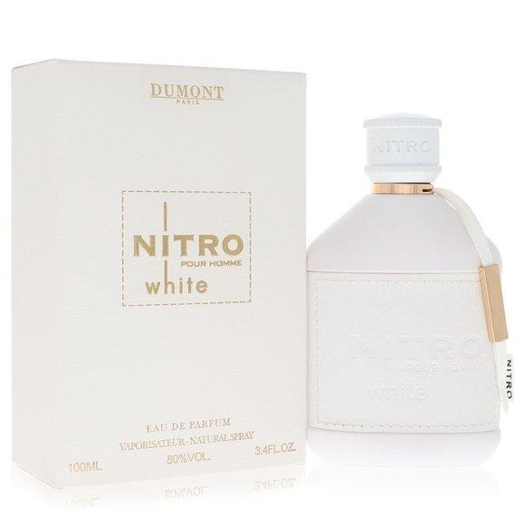 Dumont Nitro White Eau De Parfum For  Men 3.4 Oz Spray