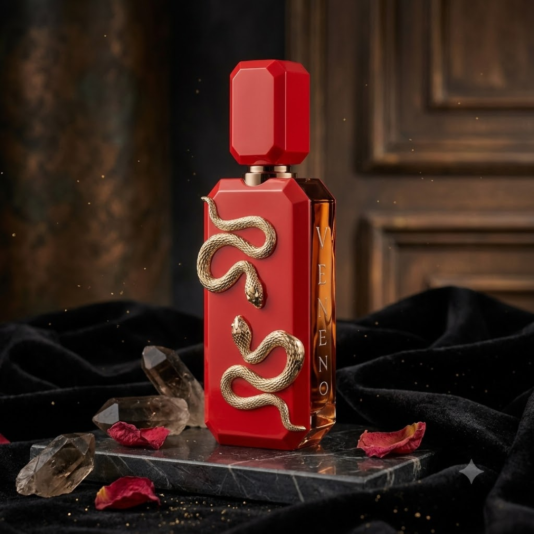 French Avenue Veneno Scarlet Eau de Parfum Spray 3.4 oz for Unisex | Aromatic Fruity Fragrance | Strawberry Raspberry Leather Vanilla