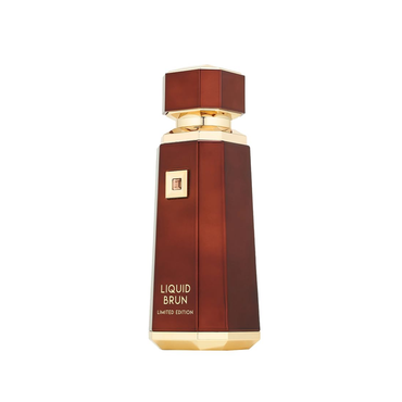 Fragrance World Liquid Brun Limited Edition Extrait de Parfum Spray 5.0 oz for Unisex | Amber Fougere Fragrance | Lavender Rose Vanilla Amber