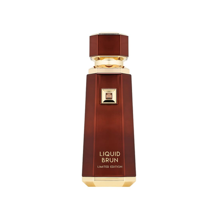 Fragrance World Liquid Brun Limited Edition Extrait de Parfum Spray 5.0 oz for Unisex | Amber Fougere Fragrance | Lavender Rose Vanilla Amber