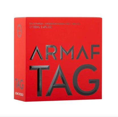 Armaf Tag Uomo Rosso Eau De Parfum For Men 3.4 Oz / 100 Ml